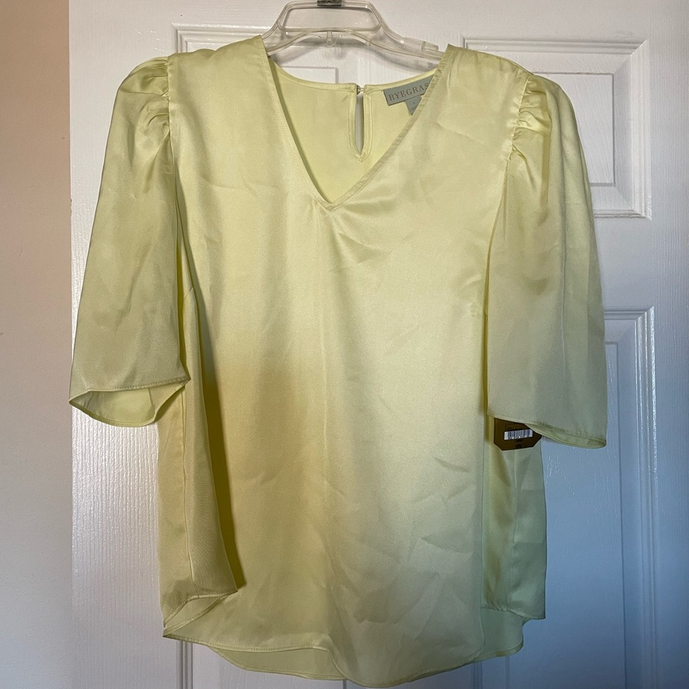 Ryegrass satin blouse